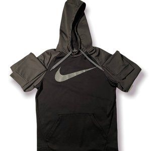 Men's Black & Grey Nike Hoodie/Sweatshirt